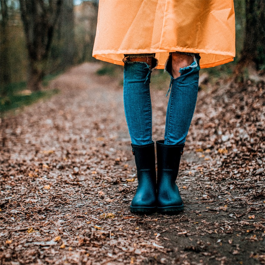 Lightweight rain boots for travel