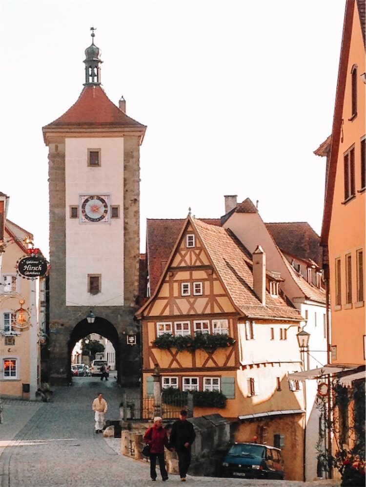 Old Town in Germany, Rothenburg ob der Tauber