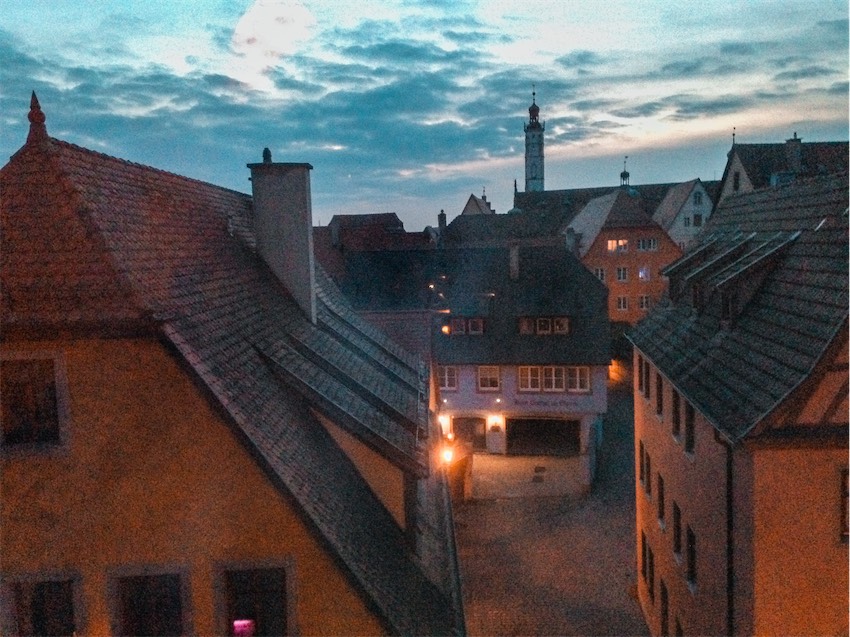 Old Town in Germany, Rothenburg ob der Tauber
