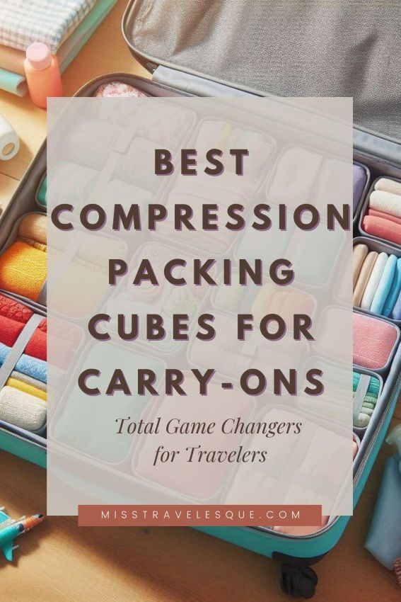 compression packing cubes for carry on luggage