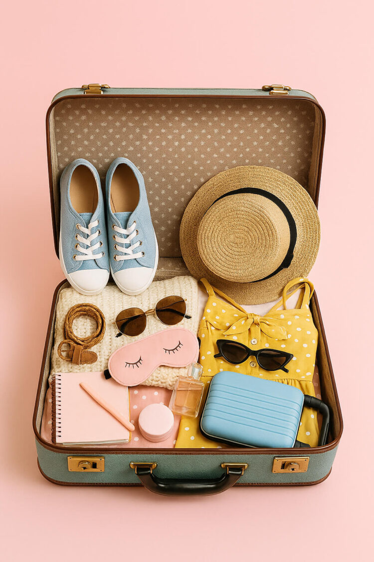 travel packing list for women