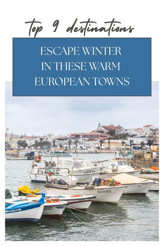 warm small towns in Europe to visit in January