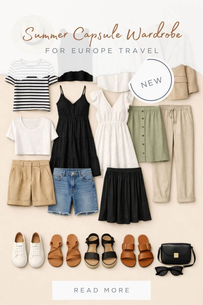 summer capsule wardrobe for Europe
