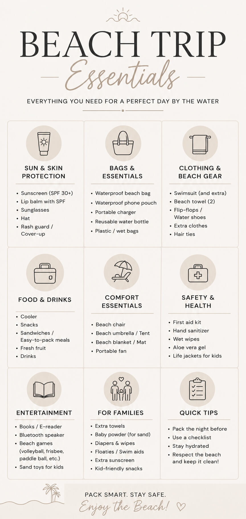 Beach Trip Essentials: Everything You Need for a Perfect Day by the ...