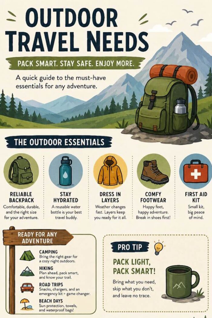 Outdoor Travel Needs: The Ultimate Guide to Packing Smart for Any Adventure