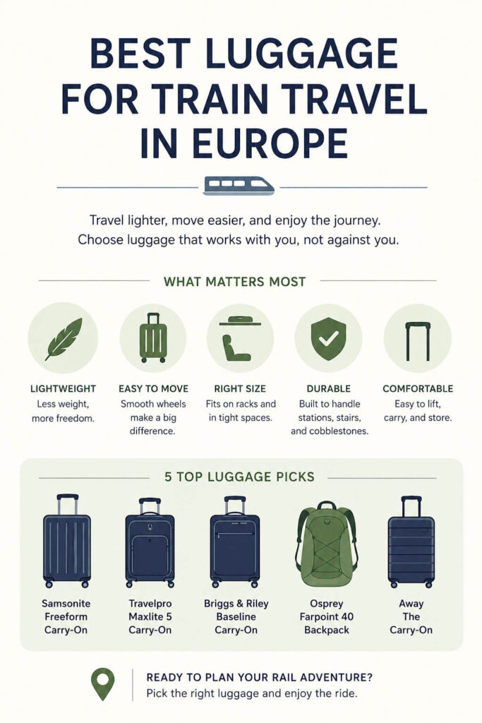 best luggage for train travel in europe