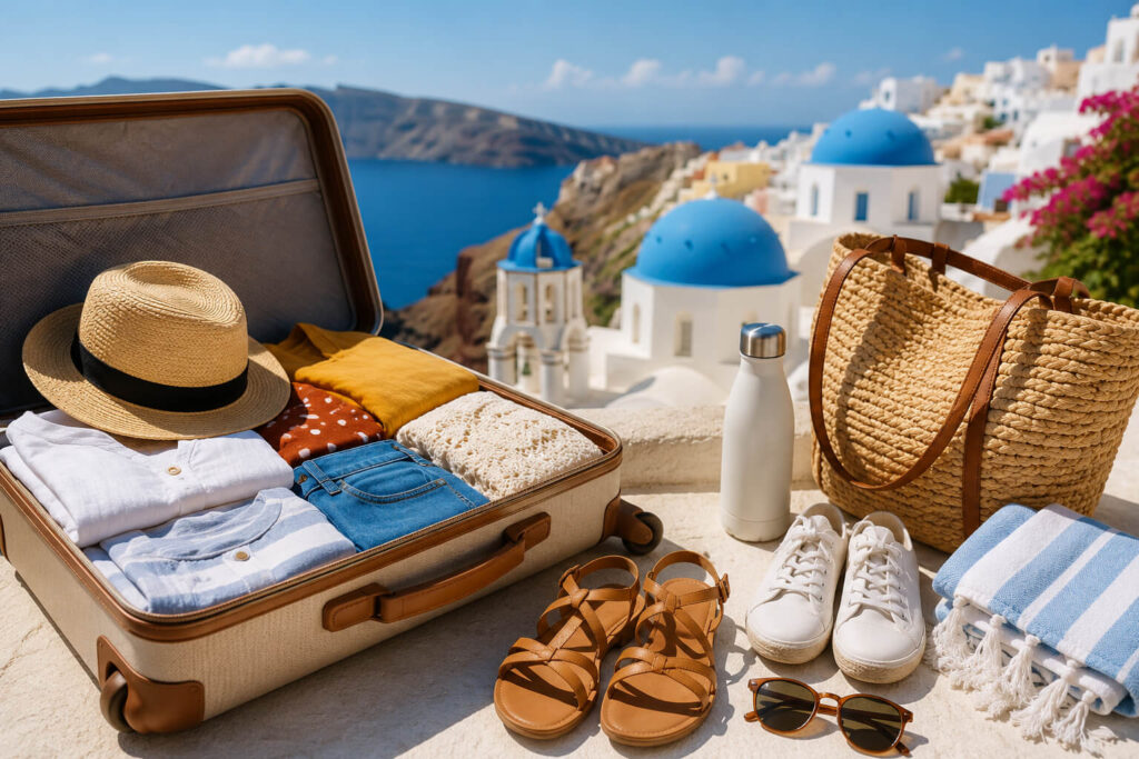 what to pack for greece in august