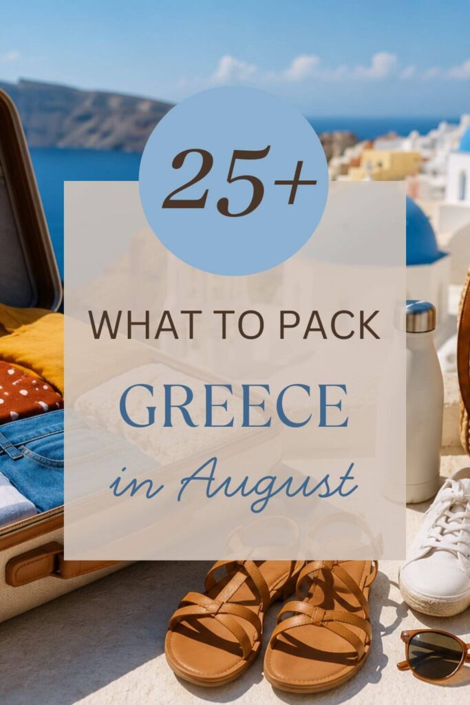 what to pack for greece in august
