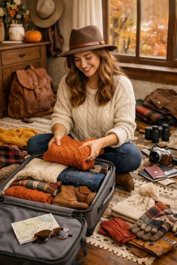 fall weekend packing list