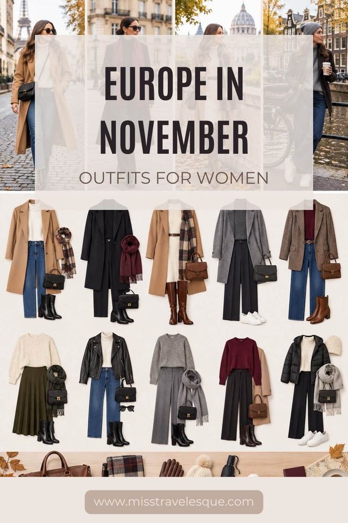 Europe in November outfits for women