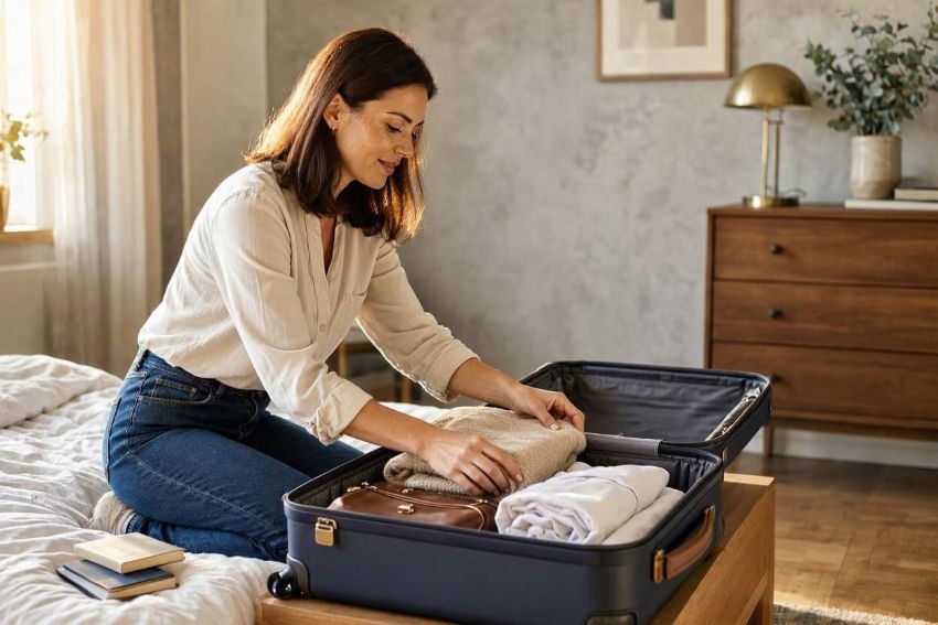 how to pack a suitcase for two weeks