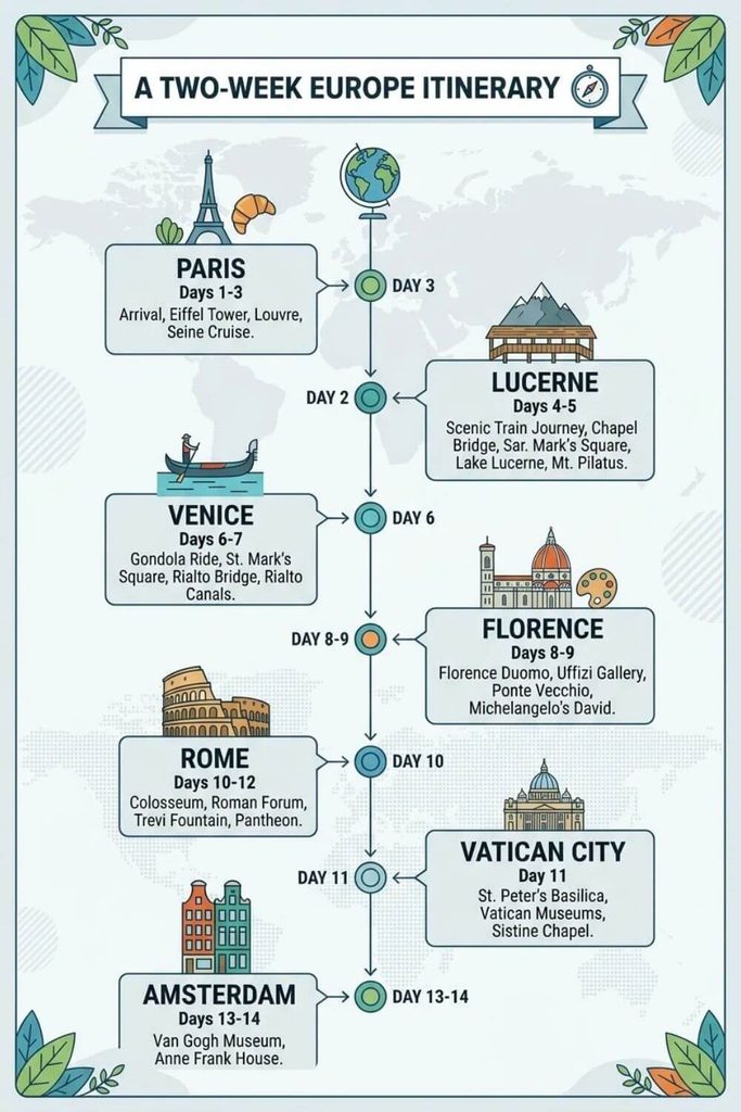 best two week europe itinerary
